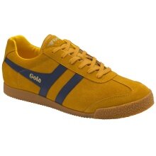 Gola Sneaker Harrier Suede-Leather yellow/blue Men