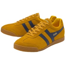 Gola Sneaker Harrier Suede-Leather yellow/blue Men