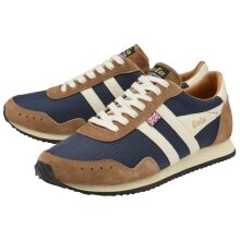 Gola Sneaker Track Mesh 317 (Made in England) navy blue/tobacco Men