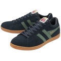 Gola Sneaker Equipe Suede Leather navy blue/sage/gum Men