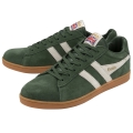 Gola Sneaker Equipe Suede Leather green/white/gum Men