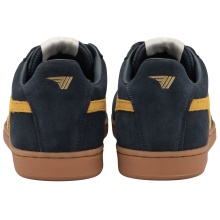 Gola Sneaker Equipe Suede Leather navy blue/sun/gum Men