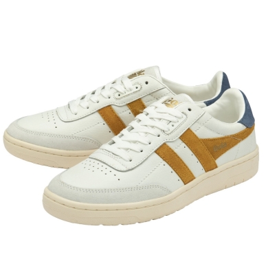 Gola Sneaker Falcon Leather White/Sun Yellow/Moonlight Ladies