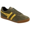 Gola Sneaker Harrier Suede-Leather khaki/yellow Men