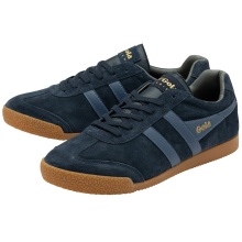 Gola Sneaker Harrier Suede-Leather navy blue/moonlight/ash Men