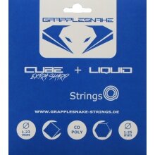 Grapplesnake Tennis String Hybrid Cube/Liquid (Durability+Spin) 2x6m Set