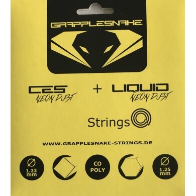 Grapplesnake Tennis String CES/Liquid (Durability+Touch) 2x6m Set