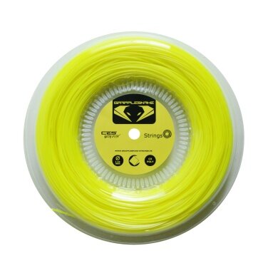 Grapplesnake Tennis String CES Neon Dust (Durability+Control) yellow 200m roll