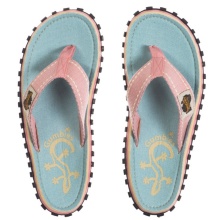 Gumbies Original Flip Flops Blue/Pink Ladies