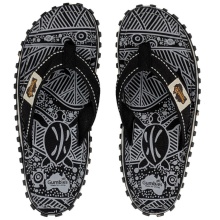 Gumbies Original Flip Flops Black/Grey for Men