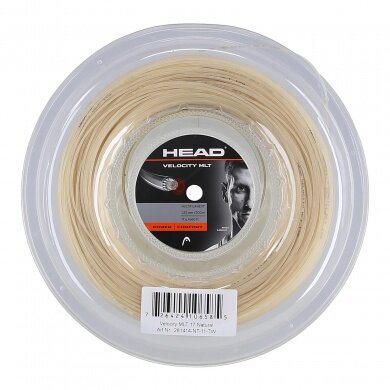 Head Tennis String Velocity MLT (Arm Protection+Touch) natural 200m roll