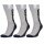 Head Tennis Socks Stripe Crew navy/grey Men - 3 Pairs (Size 35-38)