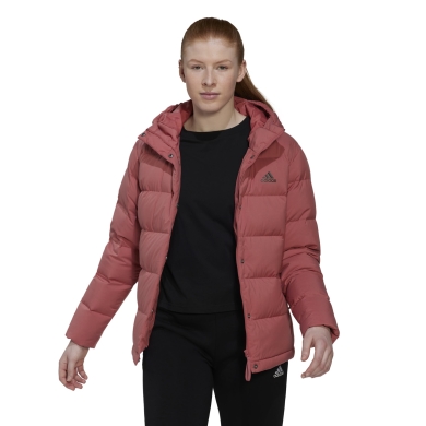 adidas Winter Down Jacket Helionic Hooded Down (water-repellent, PFC-Free) orange/red Women