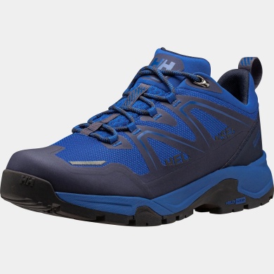 Helly Hansen Hiking Shoes Cascade Low HellyTech Waterproof Cobalt Blue Men