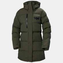 Helly Hansen Winter Coat Adore Puffy Parka (very warm, High Loft insulation) dark green Ladies