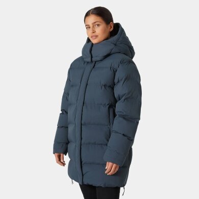 Helly Hansen Winter Coat Aspire Puffy Quilted Parka (very warm, High Loft Insulation) alpine blue Women