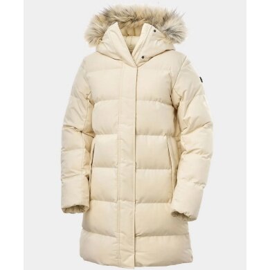 Helly Hansen Winter Puffer Coat Blossom Puffy Winter Parka (warm, water-repellent) cream white Women