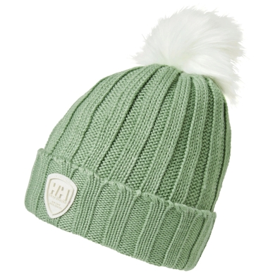 Helly Hansen Knitted Hat Limelight with Pom Pom Jade Green Women