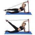 HMS Fitness Pilates Bar DC30 92cm, up to 13kg black/red