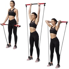 HMS Fitness Pilates Bar DC30 92cm, up to 13kg black/red