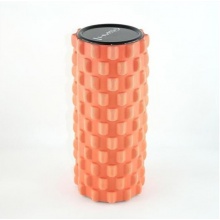 HMS Fitness Massage Roller FS107 (EVA foam, for full body training, massage knobs) orange - 1 piece