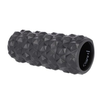 HMS Fitness Massage Roller FS107 (EVA foam, for full body training, massage knobs) black - 1 piece