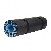 HMS Fitness YM06 Fitness Yoga Mat Premium blue/black 180x60x0.8cm