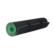 HMS Fitness YM05 Fitness Yoga Mat Premium green/black 180x60x0.5cm