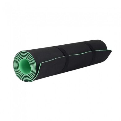 HMS Fitness YM05 Fitness Yoga Mat Premium green/black 180x60x0.5cm