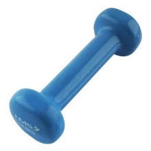 HMS Fitness Dumbbell (Cast Iron with Vinyl Coating) 0.5kg blue - 1 piece