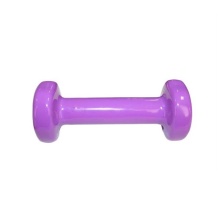 HMS Fitness Dumbbell (Cast Iron with Vinyl Coating) 0.75kg Purple - 1 Piece