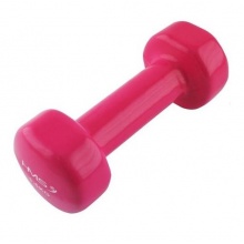 HMS Fitness 17023 Dumbbell made of cast iron with vinyl coating 1.5kg pink - 1 piece