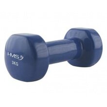 HMS Fitness Dumbbell 17023 (Cast Iron, Vinyl Coating) 3kg Blue - 1 Piece