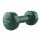 HMS Fitness Dumbbell made of cast iron with vinyl coating 4kg green - 1 piece