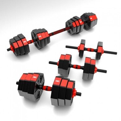 HMS Fitness SGC20 Dumbbell-Barbell Set 20kg