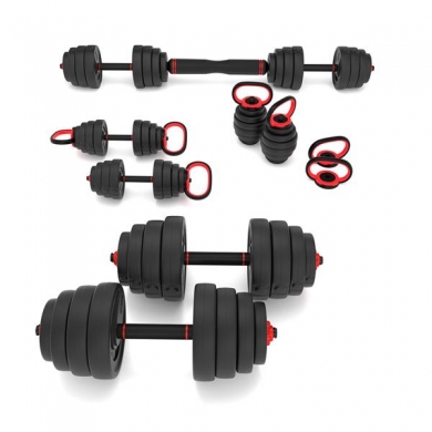 HMS Fitness SGX130 (2 Pieces) Pro Set 6-in-1 Set with Weights 30kg