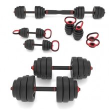 HMS Fitness SGX140 (3 Pieces) Pro Set 6-in-1 Set with Weights 40kg