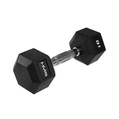 HMS Fitness Hex Pro Dumbbell 6kg - 1 piece