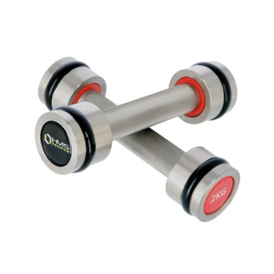 HMS Fitness Dumbbell Premium HH02 chrome-plated 2x2kg