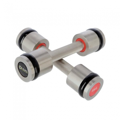 HMS Fitness Dumbbell Premium HH04 chrome-plated 2x4kg