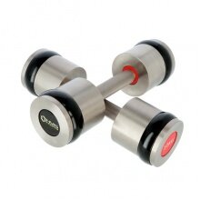 HMS Fitness Premium HH10 chrome dumbbell 2x10kg