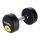 HMS Fitness HG Pro Dumbbell 10kg with Rubber Coating - 1 Piece