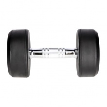 HMS Fitness HG Pro Dumbbell 10kg with Rubber Coating - 1 Piece