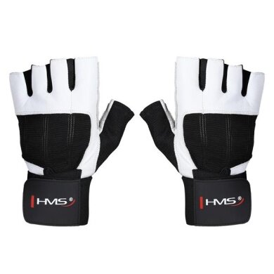 HMS Fitness Gloves RST04 white/black