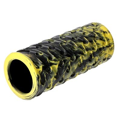 HMS Fitness Massage Roller FS133 33cm (EVA/PVC, for full body training) yellow/black - 1 piece