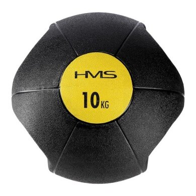 HMS Fitness Medicine Ball NKU10 with Handles 10kg black