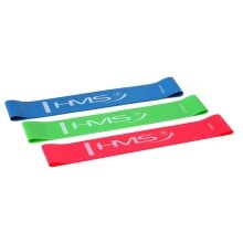 HMS Premium Resistance Band GU04 Slim Set (blue, green, red) - 3 pieces