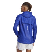 adidas Running Training Jacket Adizero WIND.RDY (slim fit, breathable, reflective details) blue Men