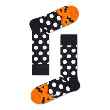 Happy Socks Daily Socks Crew Halloween Pumpkin (Pumpkin) black - 1 pair