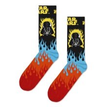 Happy Socks Daily Socks Crew Star Wars Darth Vader black/red - 1 pair